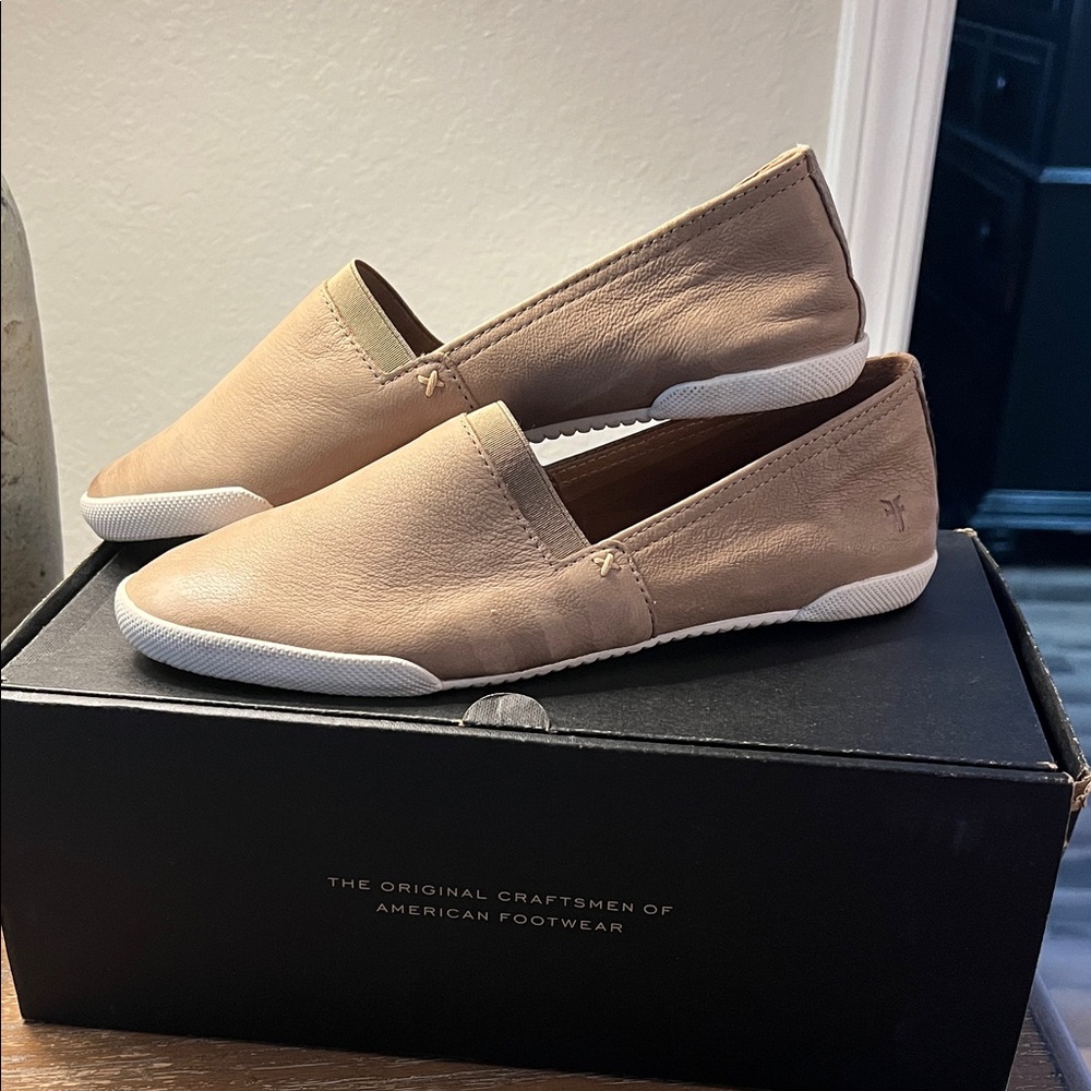 Frye Light Brown Leather Loafers